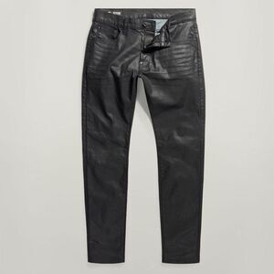 G-Star Revend Skinny Black Waxed Jeans Mens Sz 32/32